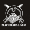 Blackbeard Lives Flag