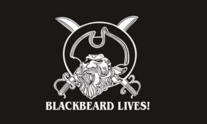 Blackbeard Lives Flag