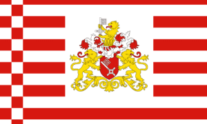 Bremen with flag arms Flag