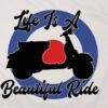 Life Is A Beautiful Ride Flag 90x150cm