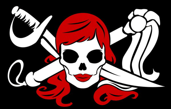 Pirate Woman With Red Hair
