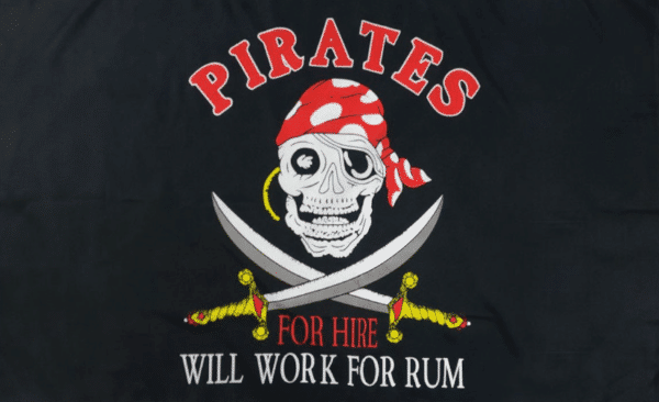 Pirates for Hire Flag